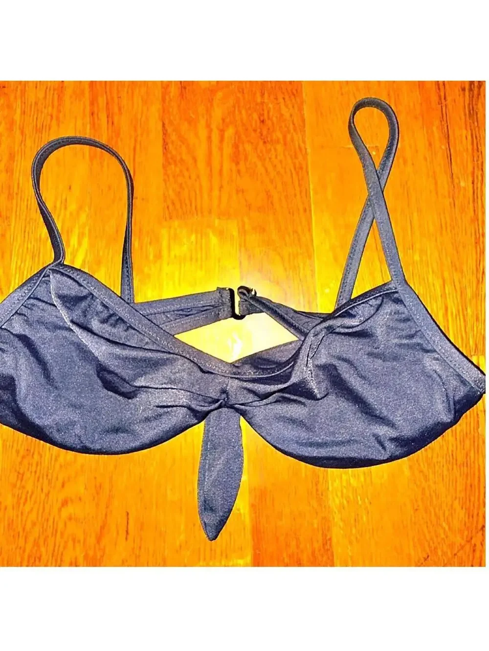 👙Vintage J.Crew Coastal Minimalist Side-Tie Underwire Bikini Set ☀️